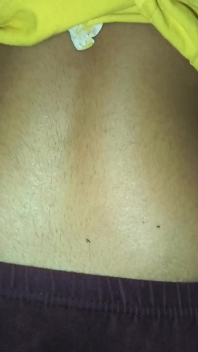 Thick hair in my thick pussy at night I fucked my pussy in doggy style by sliding my panty tights and I killed my… | Clip 1