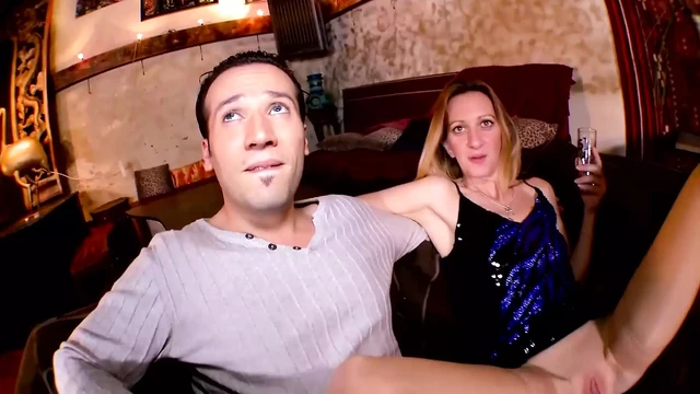 Good looking German blonde getting her moist holes pounded