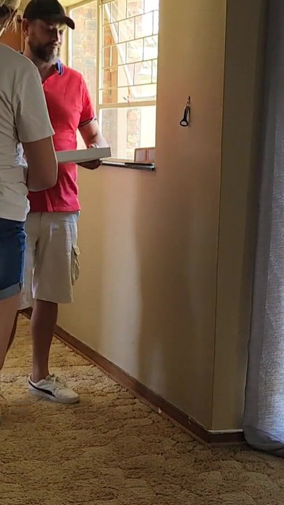Must-see moment from "Cuckold i dared my wife to fuck the pizza guy"