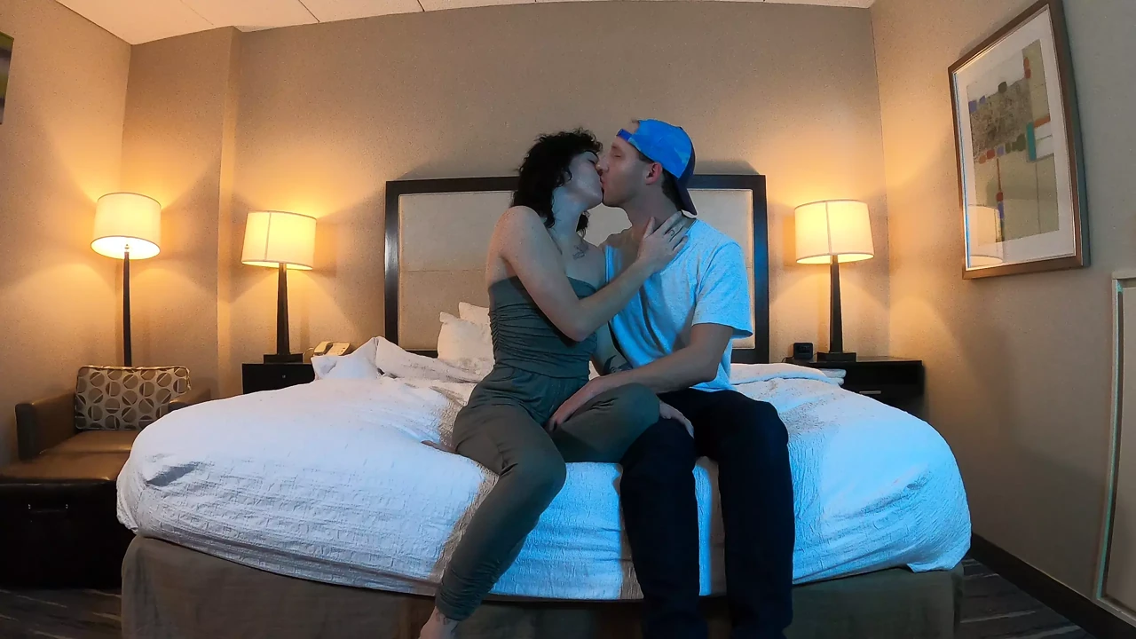 Cute Couple Making Out