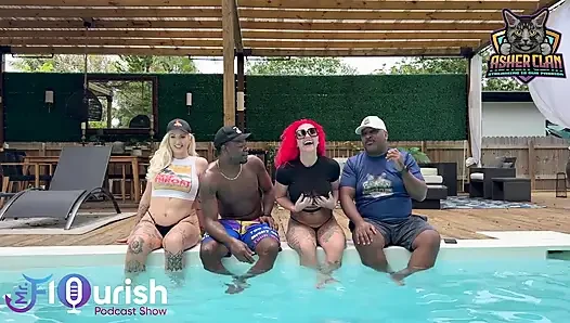 Mrflourish Podcast with Guest Roxi Keogh, Gigi Patsy and Datjguy in Florida