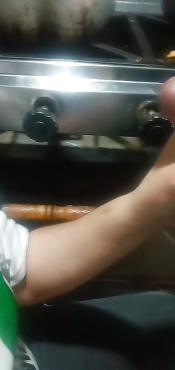 Dishwasher Sucking the Chef's Cock