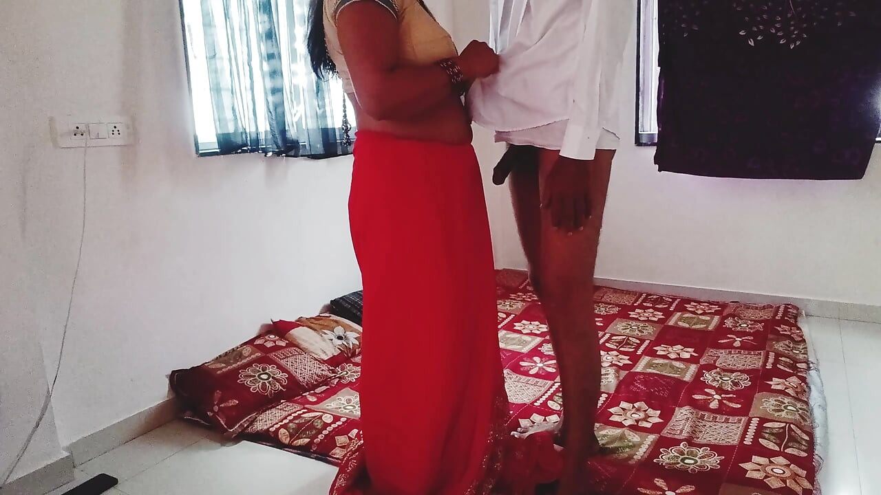 The electrical shop owner came to Riya Bhabhi's house to put a bulb when Riya Bhabhi grabbed his penis and started sucking it and did it