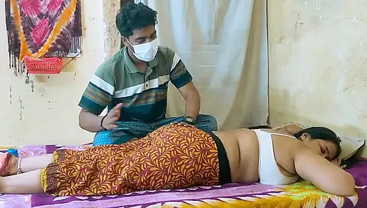 Horny Customer Gave Oil Massage and Fucked Desi Bhabhi Full Hard