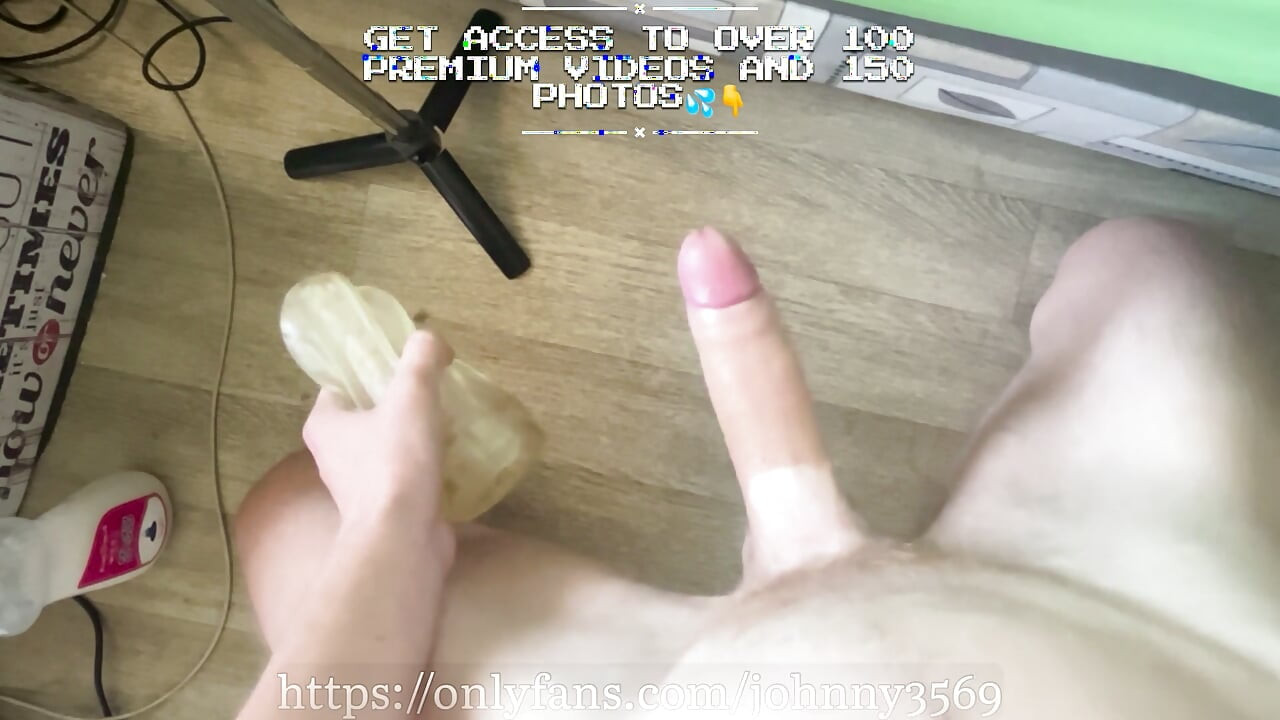 Big Dick Twink Long Fleshlight & Dildo Fuck - Came Hard, Balls Emptied