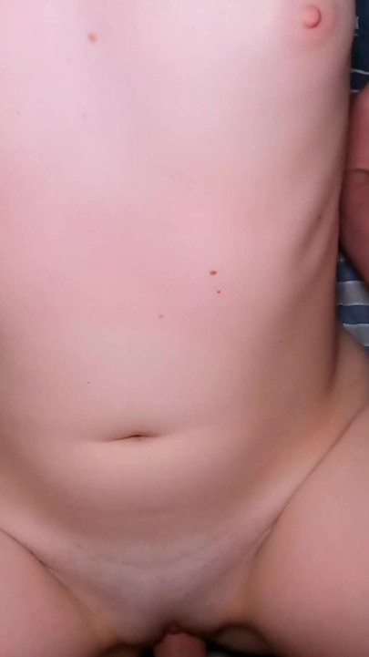 My cute stepsister doesn't mind jerking off to my dick! | Clip 1