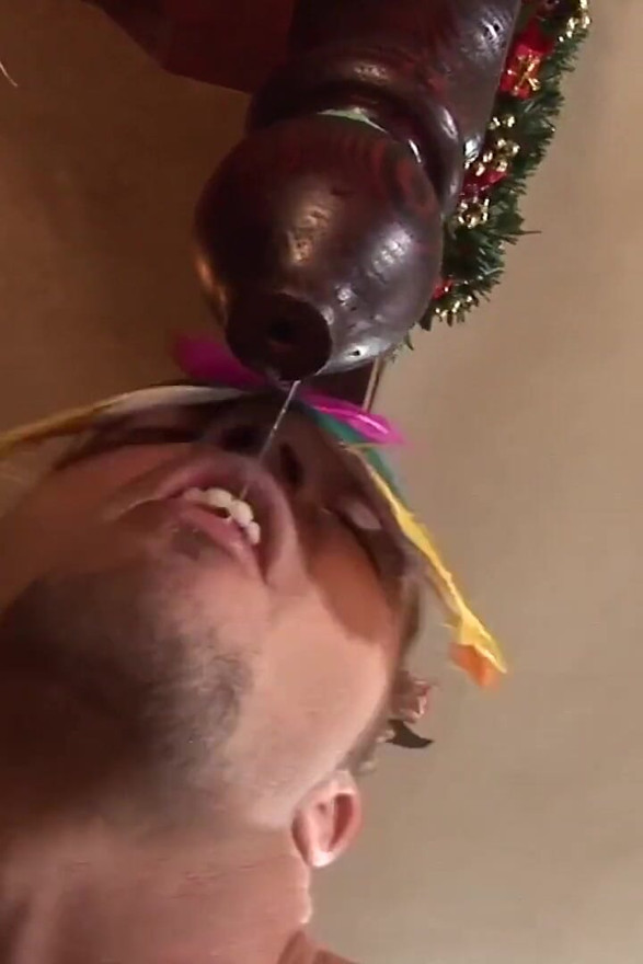 Exclusive video Bareback: Couple fuck turns into hot gay threesome sex