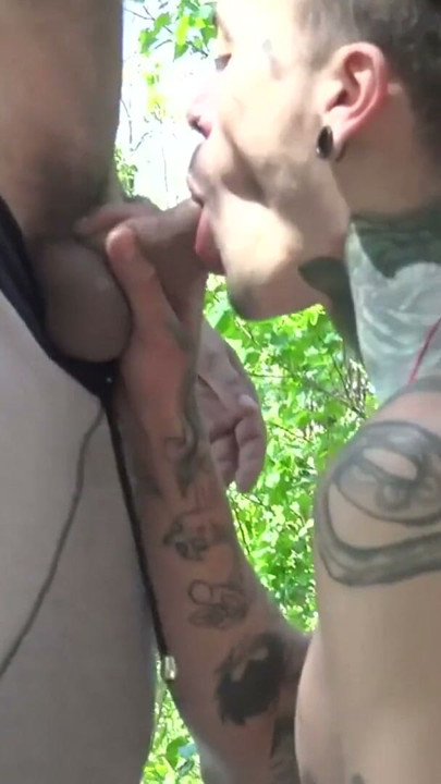 Muscular Guy Ass Drilled Deep Outdoor Purge-Like | Clip 1