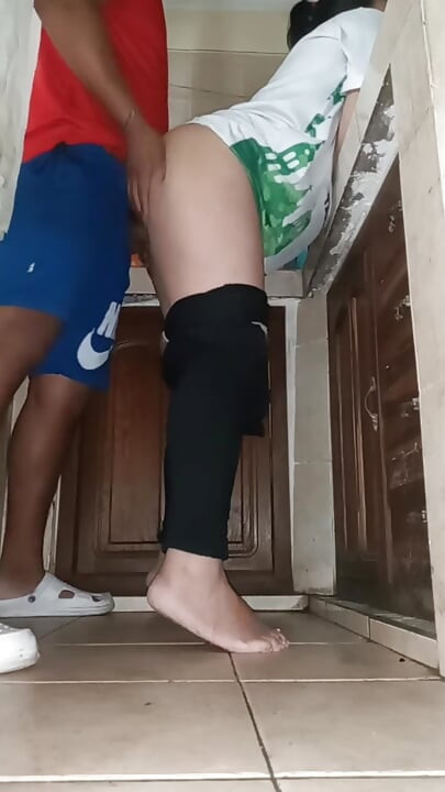 Maid Fucked When She Washes the Dishes - Part 4