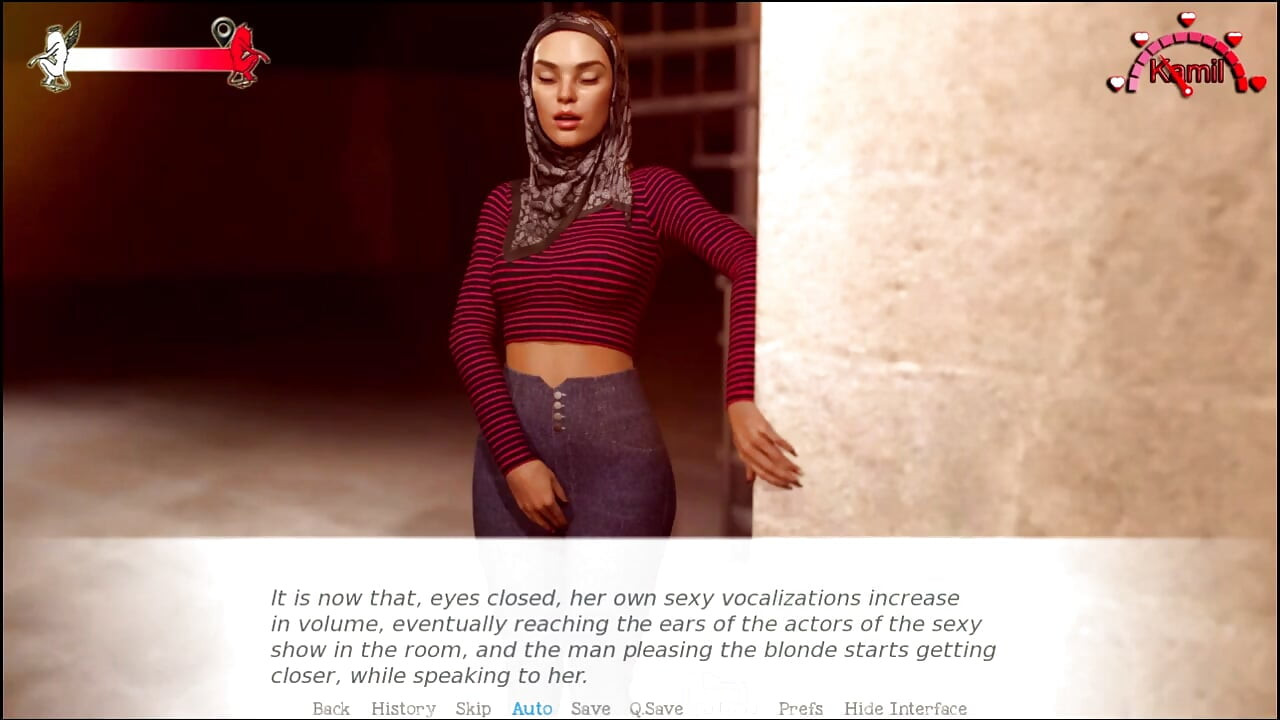 Life in the middle east #10 - Banu played with her self in bed