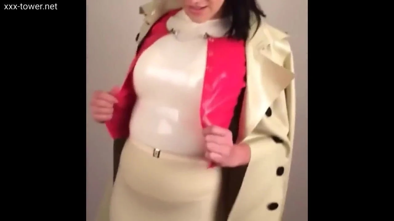 Sessão de fotos com roupa de látex