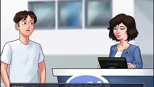 Kisah musim panas - nyepong toket jenny