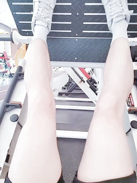 Big cock femboy massively cums in public sauna after training myself in fitness center