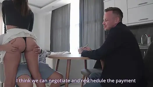 I Pay for the Apartment with My Wife's Ass! Anal