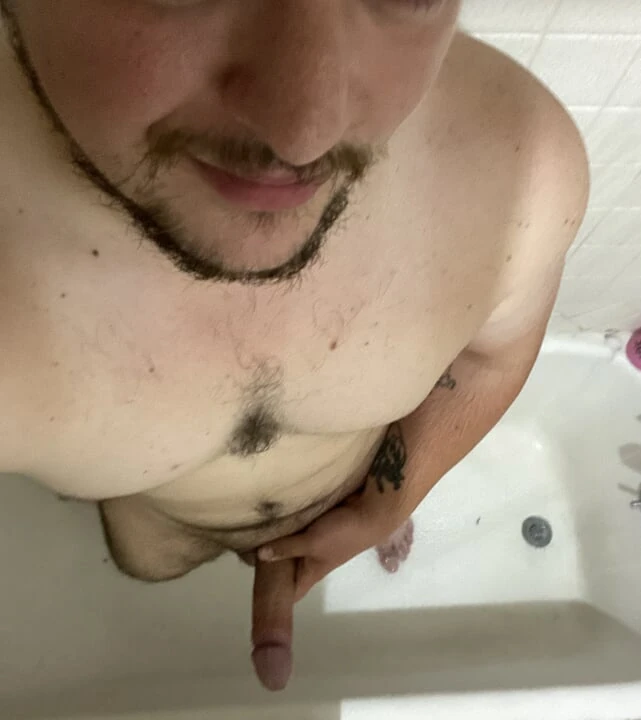 Cumming in the shower