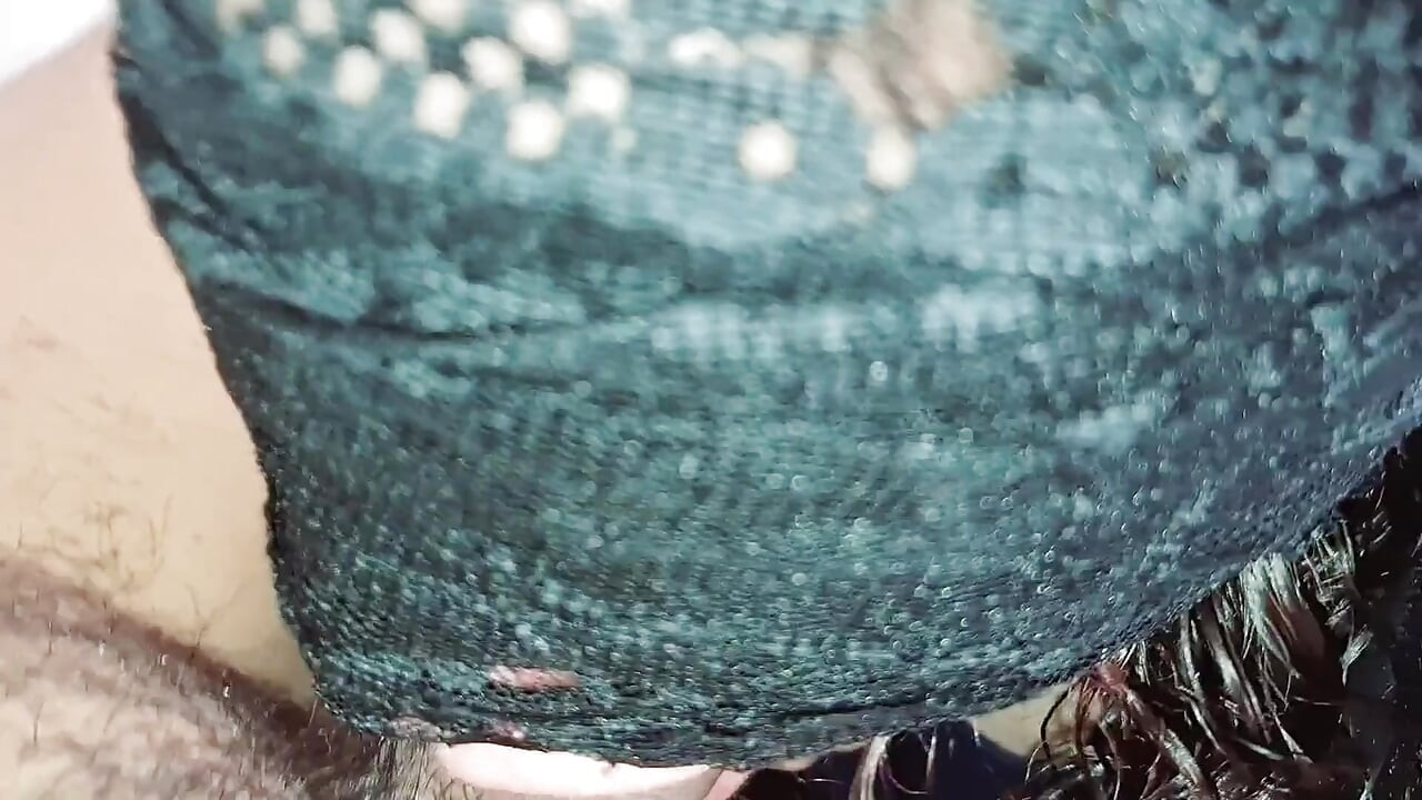 Playing a Little with His Dick