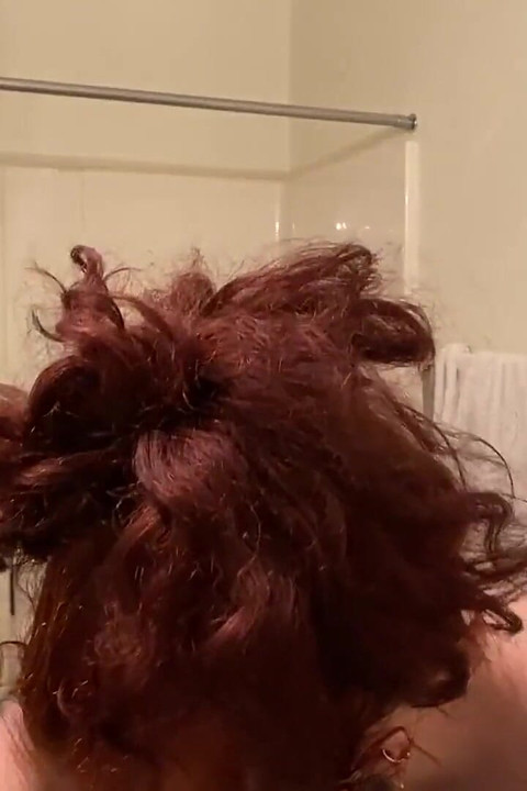 Nude Bathroom Cleaning and Pee