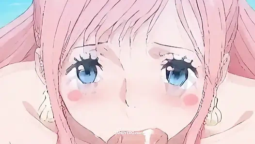 Das Ryugu-Königreich hatte ihre prinzessin noch nie so gesehen - auf den knien, mund voll - KI generiert