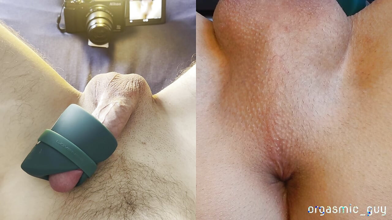 My favorite Toy gives me an intense Orgasm - Split View with Orgasmic Contractions