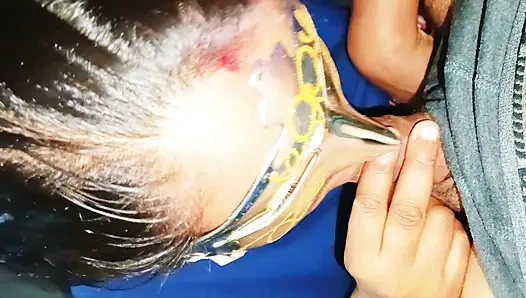 Indisches dorf bhabhi lutscht großen schwanz für Abspritzen im mund, bestes oralsex, gesicht ficken tiefe kehle video