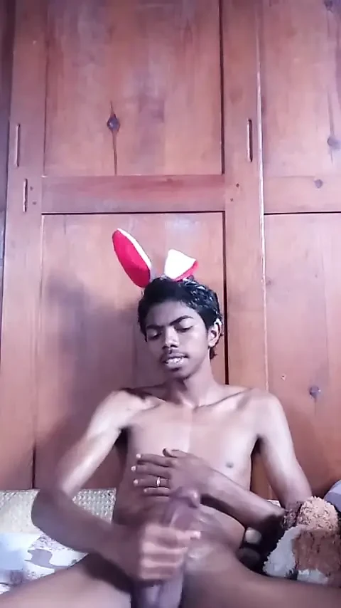 Easter chocolate teen wanking and jerk off
