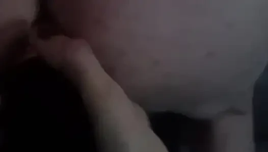 Opening his tight ass with my dildos