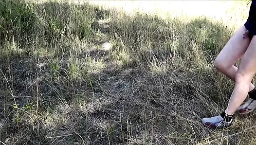 Hol dir einen einlauf im park