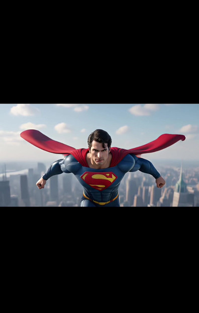 Superman tepi gelap dan kembar pepek