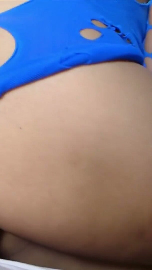 Real orgasm of a cute girl with an innocent asshole | Clip 2