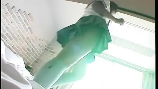 Bu üniversiteli kız sert seanstan zevk alıyor