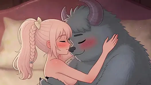 Monster Entered 18 Year Old Girl's Room and Got the Best Fuck of His Life
