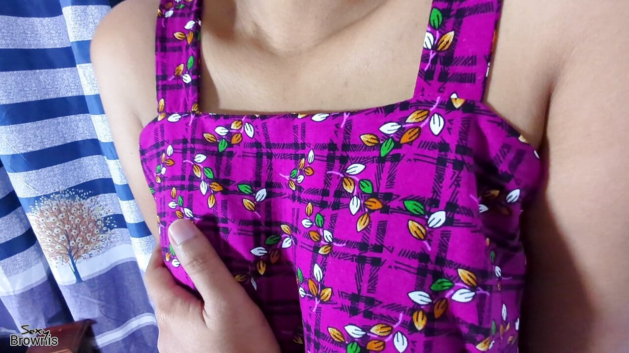 Roztomilá shy village nevlastní sestra poprvé sex - přírodní dívka s velkým zadkem