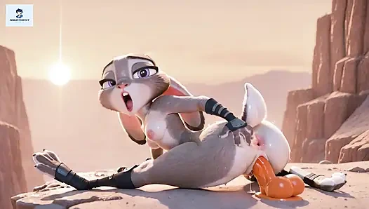 Judy Hopps reverse cowgirl animat fußfetisch hentai pelz