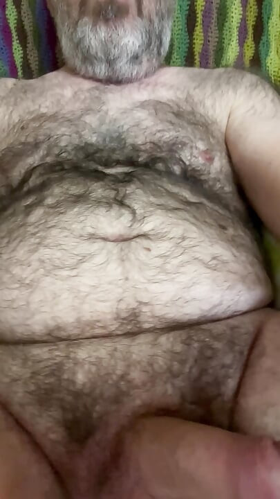 Grandad bear wanking