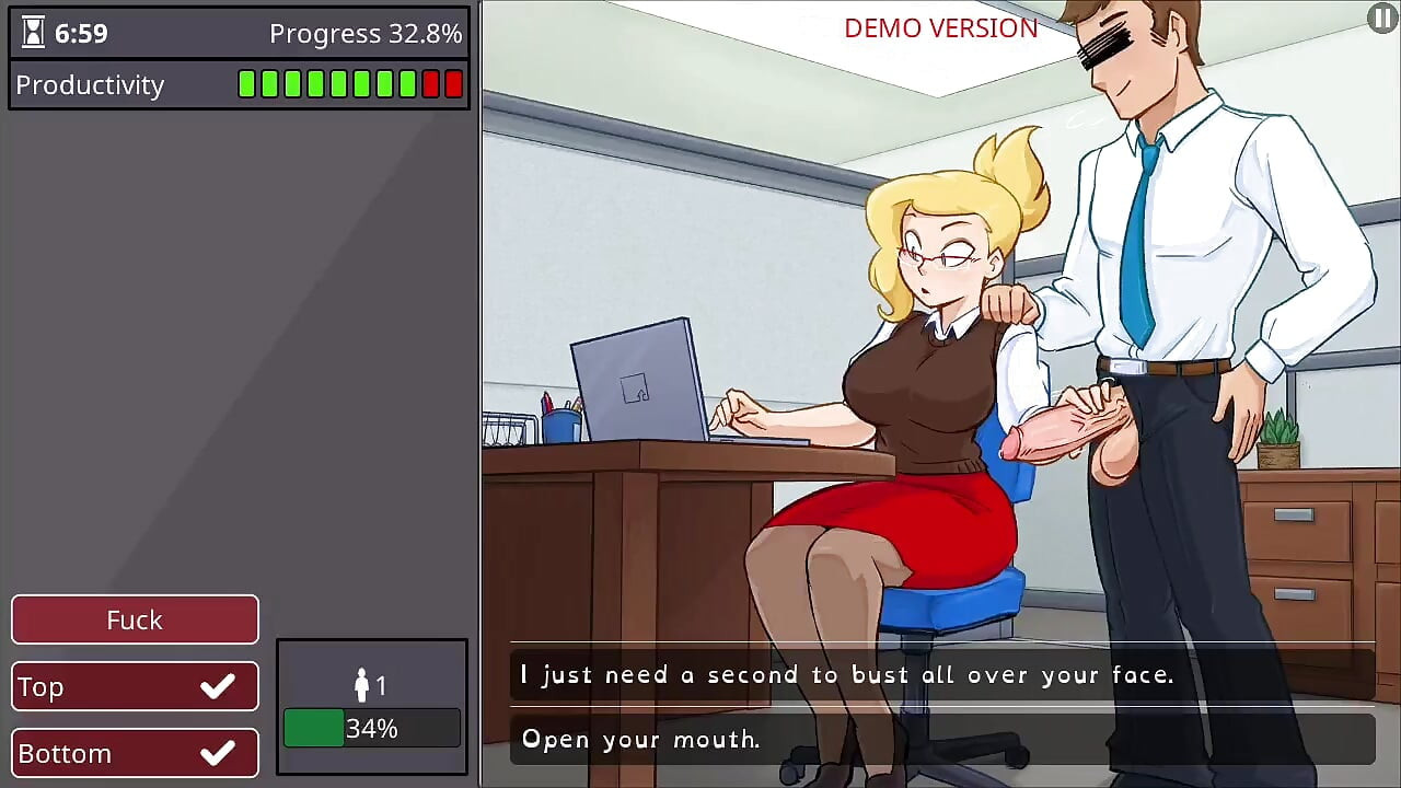 Menina com peitos grandes e bunda grande leva pau monstro - mal trabalhando jogando