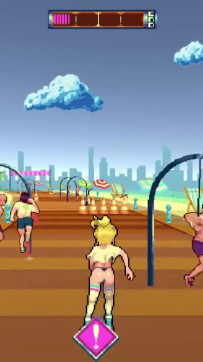 FInishing My Rollerblading BY FUCKING ALL BEACH GUYS! - Rollerbabe | Clip 3