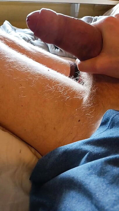 slow masturbating precum