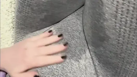 Ich habe meine leggings umbeschnaufen