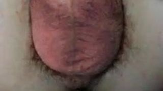 Bareback anal creampie pushed out