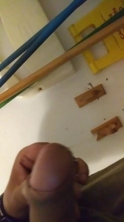 Jerkin off at work