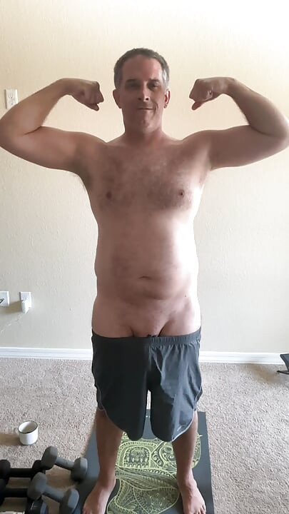 Stretching and lifting weights