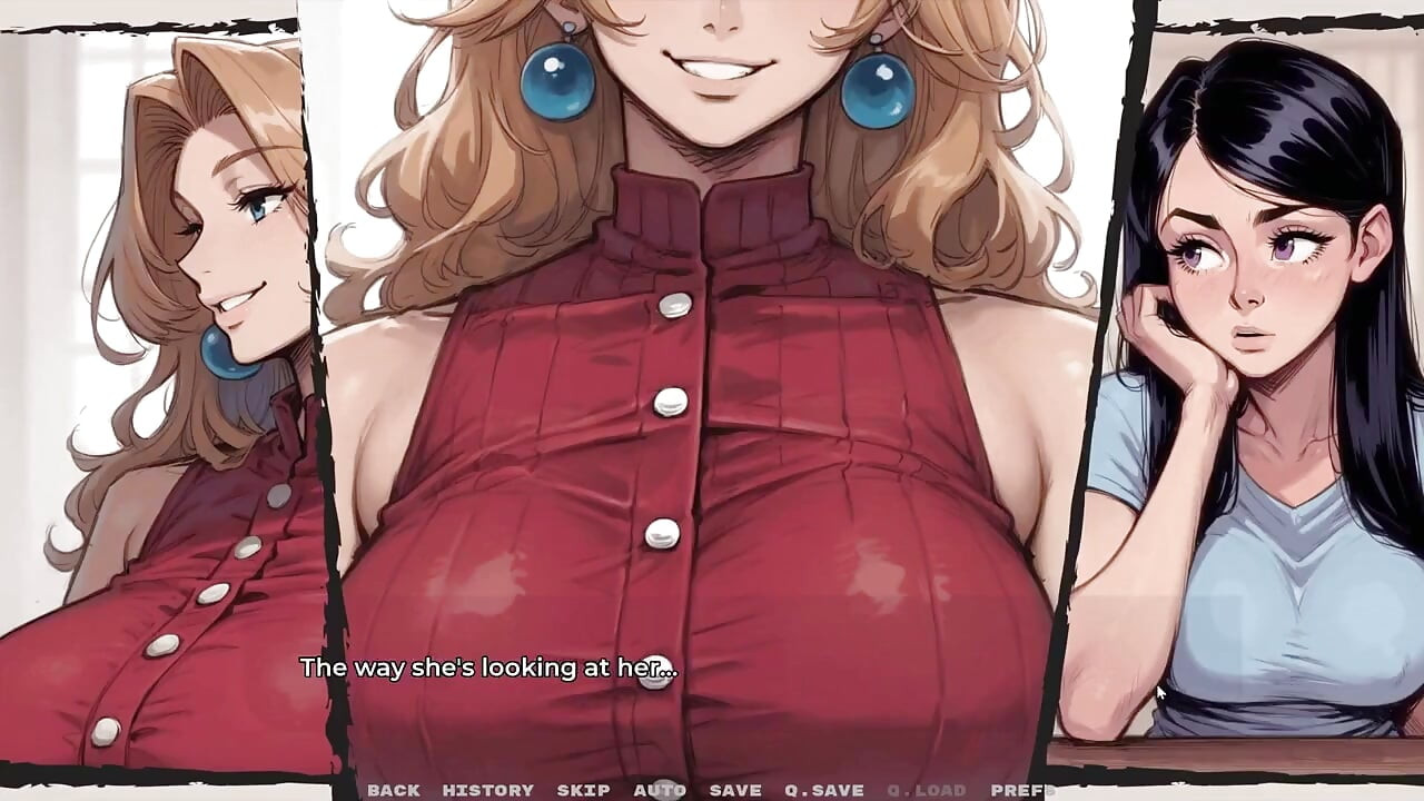 Pacar Baru Saya Tabu Hentai Game Ep.48 Dikejutkan oleh ayah tiri saya di dapur bersama ibu tiri dan pacar saya!