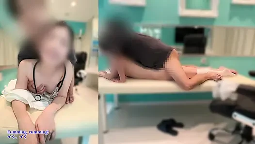 VIO Haarentfernungsberatung wird zu echtem Sex.To Entscheiden Sie das Schamhaar-Design blowjob, Fingern, Creampie (#421)