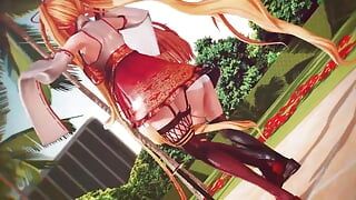 Mmd r-18 anime mädchen sexy tanzclip 245
