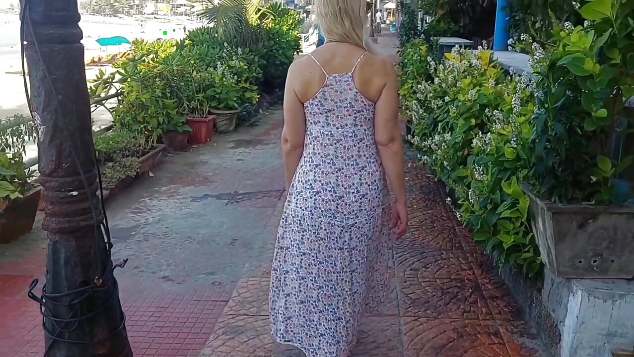 Mature Blonde Wife Enjoys Sex After Walk