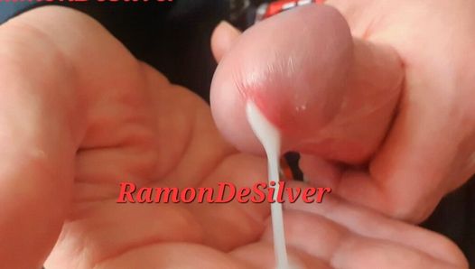 Master Ramon jerks off in sexy satin shorts, lick it clean!