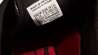 Fuck Reebok leather sneakers.