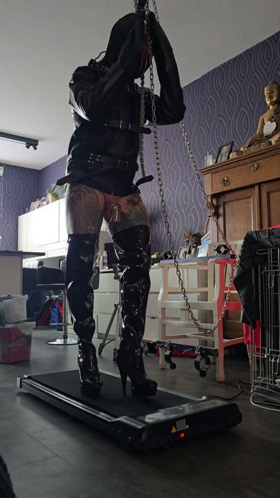 Fitness time for hubby slave | Clip 1