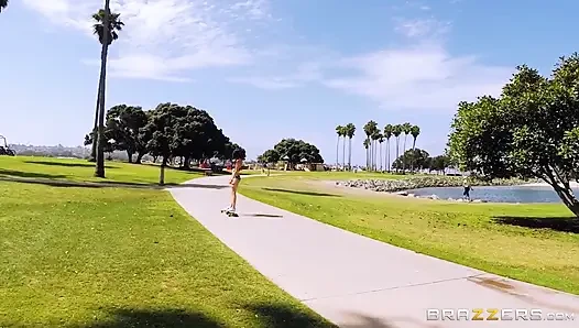 Teens Like It Big - Skater Slut Tysen Rich Fucks Officer Keiran Lee's Monster Cock in Public
