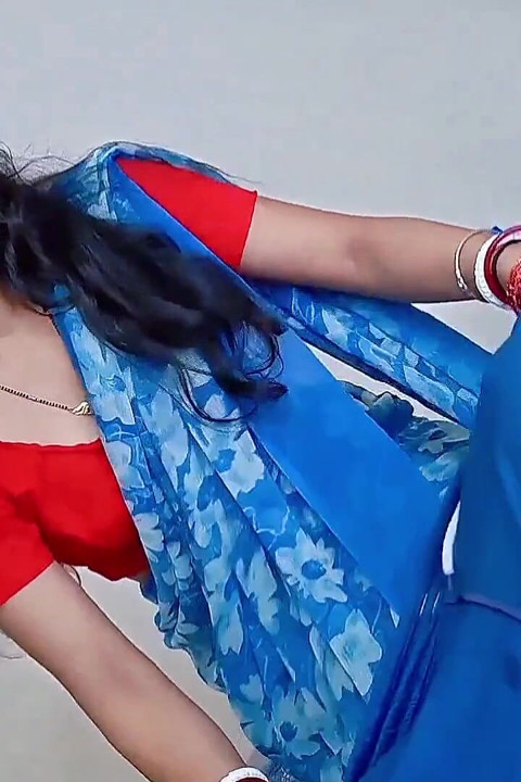 Newly Married Hottest Indian Desi Bhabi Fucking with Her Husband's Younger Stepbrother in Doggy Style